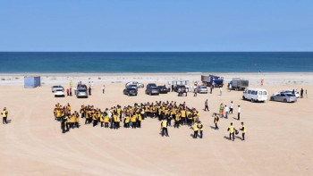 Фотография к новости: Ақтауда Каспий жағалауын тазарту бойынша жаппай сенбілік өтті