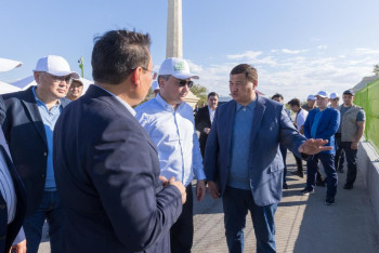 Фотография к новости: Олжас Бектенов Қызылорда облысында су үнемдеу шараларының іске асырылуын тексерді