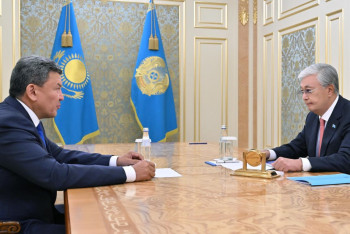 Фотография к новости: Президент СҚО әкімі Ғауез Нұрмұхамбетовты қабылдады