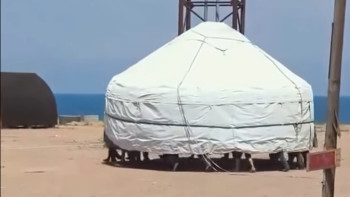 Фотография к новости: Жүретін киіз үй жұртты сүйсіндірді