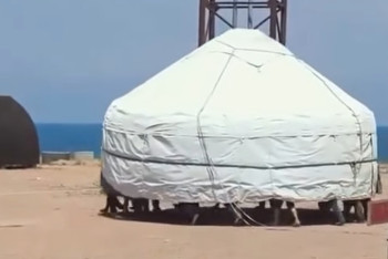 Фотография к новости: Жүретін киіз үй жұртты сүйсіндірді