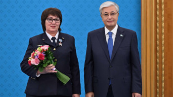 Фотография к новости: Президент бір топ азаматты мемлекеттік наградамен марапаттады