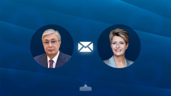 Фотография к новости: Тоқаев Швейцария президентін құттықтап, халқына бақ-береке тіледі