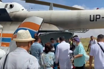 «Қазавиақұтқару» ұшқыштары шұғыл жағдайда науқасқа көмекке барды