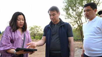 Фотография к новости: Алматыда жаңа саябақ салынып жатыр