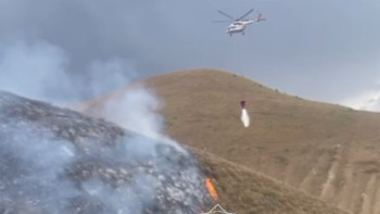 Фотография к новости: Алматы облысында 40 гектар жер өртенді: ТЖМ күштері өртті сөндірді