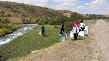 Фотография к новости: Төлеби ауданында экологиялық сенбілік өтті