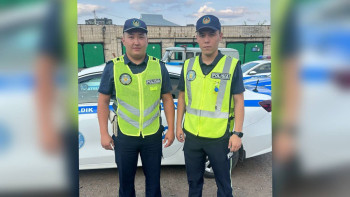 Фотография к новости: Оралда шатырдан секірмек болған әйел дер кезінде құтқарылды