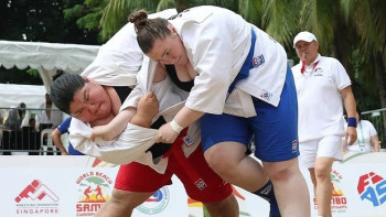 Фотография к новости: Қазақ самбошылары әлем чемпионатында 7 жүлде жеңіп алды