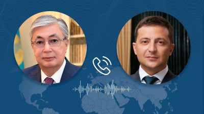 Тоқаев пен Зеленский телефон арқылы сөйлесті