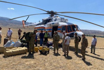 Фотография к новости: Сел қауіпті кезеңде мұздақ көлдер бақылауда болады