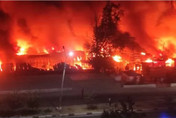 Фотография к новости: Өзбек базары өртке оранды – Ташкент