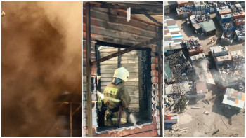 Фотография к новости: Алматыдағы "барахолкада" өрт шықты