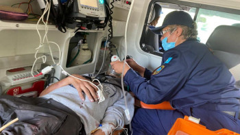 Фотография к новости: Алматы облысында алып тас туристі басып қалды