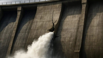 Фотография к новости: Жетісу облысында Басқан өзеніндегі гидроэлектростанцияны су басты