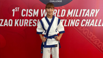 Фотография к новости: Жеңісімді Қазақ еліне арнаймын – Айжан Жылқыбаева