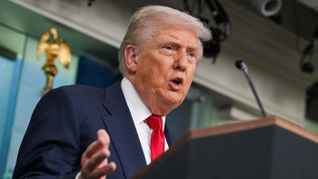 Фотография к новости: Трамп Путинмен кездесудің сәтті өту мүмкіндігін 75% деп бағалады