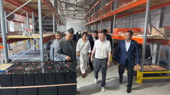 Фотография к новости: Талдықорғандағы ірі инвестициялық жоба: аккумулятор өндірісі өркендеуде