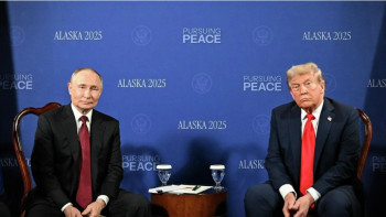 Фотография к новости: Путин мен Трамптың шағын форматтағы келіссөздері аяқталды