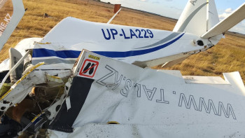 Фотография к новости: Ақмола облысының аумағында ұшақ құлады