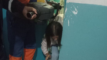 Фотография к новости: Таразда бірнеше тұрғын лифт ішінде қалып қойған