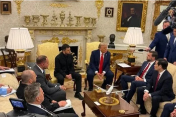 Фотография к новости: Трамп пен Зеленскийдің кездесуі жабық есік жағдайында жалғасуда