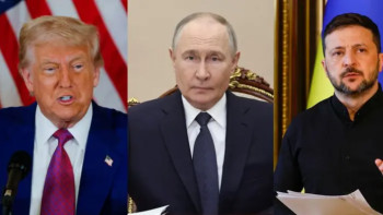 Фотография к новости: Трамп Путин мен Зеленскийдің алғашқы кездесуіне қатыспауы мүмкін