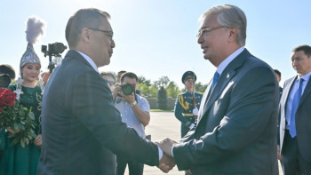 Фотография к новости: Тоқаев пен Жапаров Жоғары мемлекетаралық кеңес отырысына қатысады