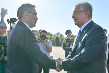 Фотография к новости: Тоқаев пен Жапаров Жоғары мемлекетаралық кеңес отырысына қатысады