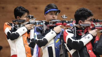 Фотография к новости: Құрлық чемпионы: армия мергені Ислам Сәтбаев Азия чемпионатында алтын алды