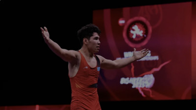 Қазақстандық балуан әлем чемпионатының күміс жүлдегері атанды