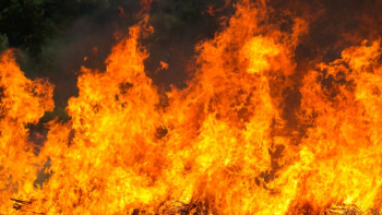 Фотография к новости: Түркістан облысындағы ауылда қоймадан ірі өрт шықты