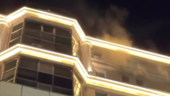 Фотография к новости: Астанадағы көпқабатты үйде өрт шықты: тұрғындар эвакуацияланып жатыр