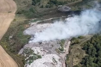 Фотография к новости: Қоқыс полигонындағы өрт үш күннен бері сөндірілмей жатыр – ШҚО