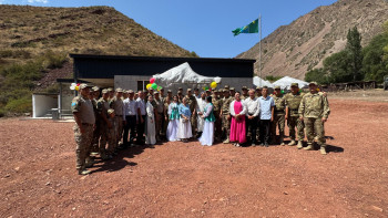 Фотография к новости: Жамбыл облысында жаңа шекаралық бекет ашылды