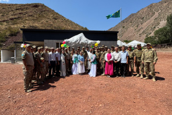 Фотография к новости: Жамбыл облысында жаңа шекаралық бекет ашылды