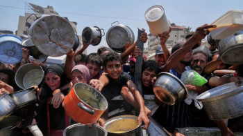 Фотография к новости: Израиль БҰҰ-ның Газа секторындағы аштық туралы есебін жоққа шығарды