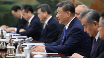 Фотография к новости: Си Цзиньпин Әзербайжанның ШЫҰ-ға кіруін қолдайтынын мәлімдеді