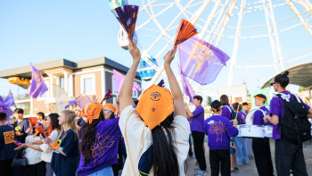 Фотография к новости: "Жаңа ритмге қосыл": Көктөбеде ауқымды перформанс өтті