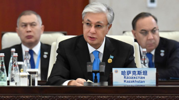 Фотография к новости: ШЫҰ саммиті: Тоқаев кеңес отырысында сөз сөйледі