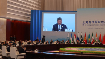 Фотография к новости: Си Цзиньпин ШЫҰ-ны дамытуға арналған бес қадамды айтты