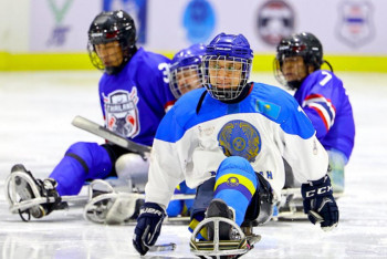 Фотография к новости: Астанада пара хоккейден әлем чемпионаты өтеді