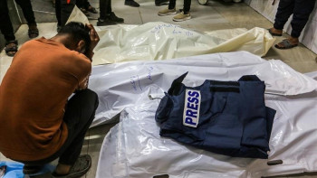 Фотография к новости: Израильдің Газаға шабуылынан тамызда 15 журналист қаза тапты