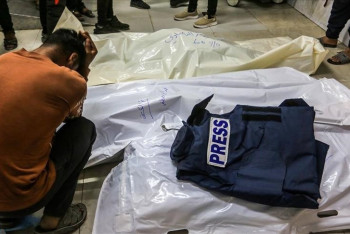 Фотография к новости: Израильдің Газаға шабуылынан тамызда 15 журналист қаза тапты