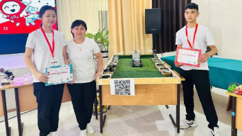 Фотография к новости: Абай облысында оқушы бақша суаратын робот ойлап тапты