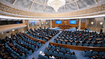 Фотография к новости: Абзал Құспан бір палаталы Парламент құру туралы ұсынысты қолдады