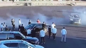 Фотография к новости: Жезқазғанда той кортежінде жол ережесін бұзғандар көліктерінен айырылды