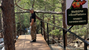 Фотография к новости: "Таза орман": Бурабайдағы Бөлектау тауында жаңа экожол ашылды