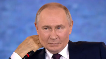 Фотография к новости: "Мен шегінбеймін". Путин Украинаға, Еуропаға және Трампқа жолдауын жеткізді – NYT