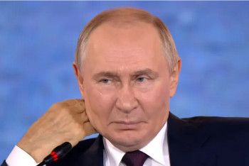 Фотография к новости: "Мен шегінбеймін". Путин Украинаға, Еуропаға және Трампқа жолдауын жеткізді – NYT